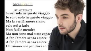 Lorenzo Fragola  Infinite Volte Testo [upl. by Irami917]