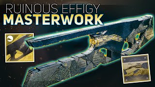 Ruinous Effigy Masterwork Review New Trace Rifle is Nasty  Destiny 2 Season of Arrivals [upl. by Mahla]