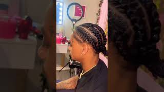 Fresh braids by jaydollz fyp subscribe shorts [upl. by Anitsahs]