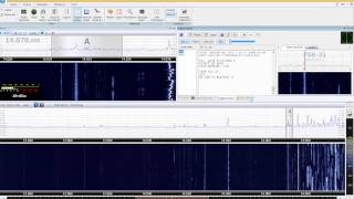 RTTY and PSK31 with SDRRadio Console V2 test bersion [upl. by Ahsikyt]