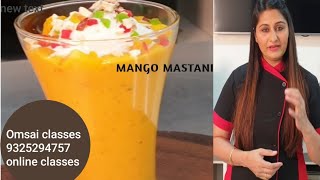 Mango mastani by omsai cooking classescall☎️📞📸93252947579850746889 for online class [upl. by Swane361]