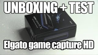 Unboxing  test Elgato Game capture HD 1080p FR [upl. by Casteel]