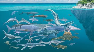 Prehistoric Sea Animals  Sea Monster Size Comparison  The Largest and Scariest Sea Predators [upl. by Ettennor]