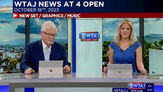 WTAJ News at 4 Open NEW SETGRAPHICSMUSIC 101823 [upl. by Uria393]