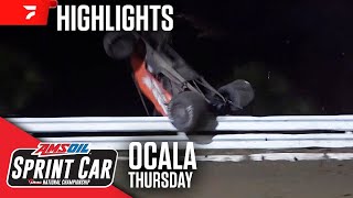 Winter Dirt Games Thursday  2024 USAC Sprints at Ocala Speedway [upl. by Kari]