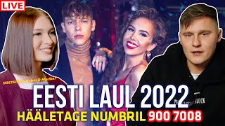 EESTI LAUL 2022 VEERANDFINAAL LIVESTREAM 900 7008 [upl. by Ahtelrac]