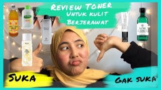 Review beberapa toner untuk kulit yang berjerawat dan sensitiv skin [upl. by Ojeillib]