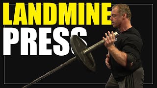 Landmine Press for Shoulder health DO THEM NOW [upl. by Scandura]