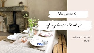 My French brocante shop reveal yay [upl. by Mot]