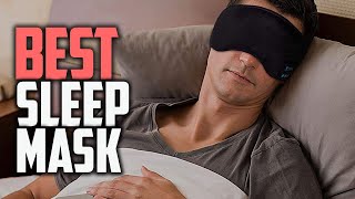 Top 5 Best Sleep Mask Review in 2022  Comfortable amp Super Soft Eye Mask [upl. by Nwahsyt]