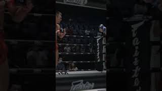 Muay Thai Elbow Technique  Real fight Lumpinee Stadium muaythai fight martialarts [upl. by Zedecrem]