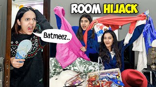 Fatima Ka Room Hijack Krlia 😈🤣 Zainab Kay sath Horror Prank kia 😱 Boht Mar pari 😭 Sistrology [upl. by Nitsyrk]