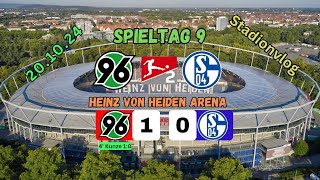 Stadionvlog  Spieltag 9  Hannover 96 10 1 FC Schalke 04 [upl. by Rengia727]