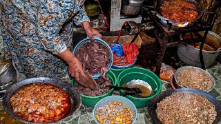 WARUNG WAK LUS LEGENDARIS DI GRESIK TERKENAL DENGAN NASI CAMPURNYA YANG SUPER KOMPLIT [upl. by Artnoed]