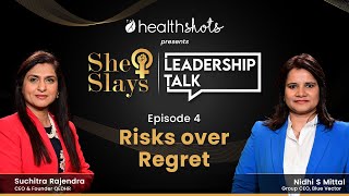 Risks over Regret  She Slays Leadership Talk with Nidhi S Mittal Group CEO  Blue Vector [upl. by Suissac]