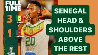 SENEGAL THE TERANGA LIONS REMAIN THE FAVOURITES TO DEFEND THEIR AFCON TITLE  SENEGAL 31 CAMEROON [upl. by Gilmer499]