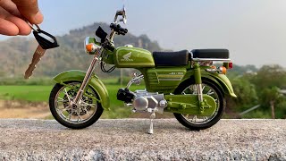 112 Scale Honda Jialing JH70 Diecast Motorcycle  Unboxing [upl. by Audra]