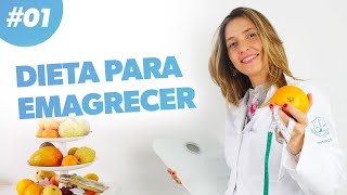 Dieta para Emagrecer  PARA EMAGRECER DE VEZ · Parte 1 [upl. by Aiekan267]