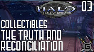 The Truth And Reconciliation Collectibles Guide  Halo Combat Evolved Anniversary  Mission 3 [upl. by Ause463]