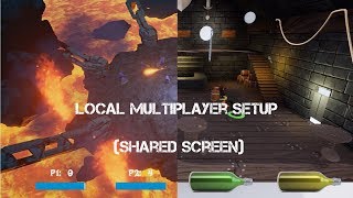 UE4 Tutorial  Local Multiplayer Setup Shared Screen [upl. by Atinhoj557]