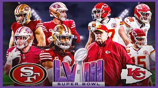 SUPER BOWL 58 CHIEFS  49ERS ¿Cómo llegaron hasta aquí [upl. by Annonyw520]