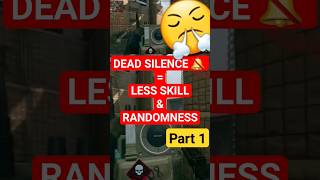 MWII Nerfed DEAD SILENCE 🔕 but it wasnt enough 😎 mwii mwiii callofduty gaming [upl. by Christos]