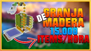 Granja de Madera  15000 TroncosHora  Tutorial Minecraft 1202  116  Rus Just That [upl. by Eioj800]