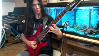 Scar Symmetry  Ghost Prototype I Measurement of Thought Guitar Cover [upl. by Gerg]