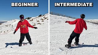 Beginner to Intermediate Snowboarder Progression [upl. by Mmada]