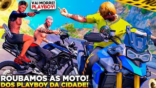 GTA V VIDA DO CRIME  EU E O BRONKS ROUBAMOS AS MOTO DOS PLAYBOY🔥OS ROBOZÃO É NOSSO💣11 wesy [upl. by Hildagard]