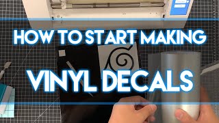 How to Start Making Vinyl Decals Basic Guide [upl. by Dix]