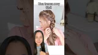 ExcelenteTrenza en segundos craftideas ideascreativas peinadosfaciles trenzas virales trenza [upl. by Julienne339]