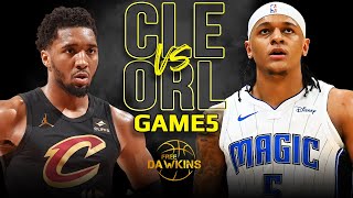 Cleveland Cavaliers vs Orlando Magic Game 5 Full Highlights  2024 ECR1  FreeDawkins [upl. by Swenson]