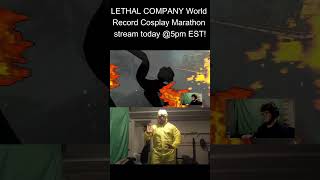 Lethal Company Cosplay Stream GOING FOR WORLD RECORD shorts lethalcompanygame cosplay [upl. by Harvison108]