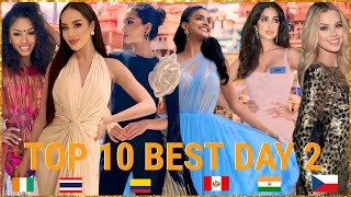 Miss World 2023 TOP 10 BEST IN DAY 2 [upl. by Eugen]