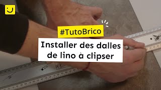 Installer des dalles de lino à clipser [upl. by Aniroz]