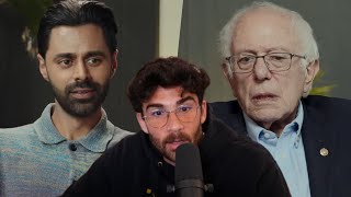 Hasan Minhaj Interviews Bernie Sanders  Hasanabi reacts [upl. by Natsirhc]