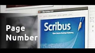 Tutorial Scribus  Page Number [upl. by Coleman]