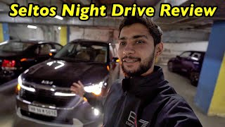 2024 Seltos HTX Plus Night Drive Review Aayushssm [upl. by Hinch641]