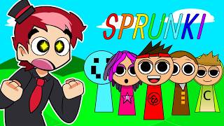 Fiz os SPRUNKIs dos YOUTUBERS [upl. by Sirtimed961]