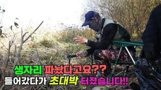 생자리 파놨다고 연락받고 들어갔다 초대박 붕어낚시 터졌습니다대역 아님 주의 [upl. by Bashuk]