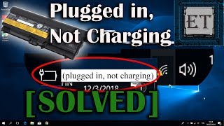 How to Fix Laptop Battery “Plugged in Not Charging” [upl. by Beverle]