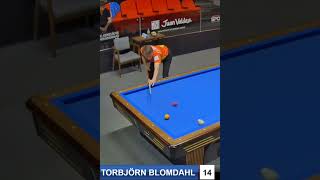 TORBJÖRN BLOMDAHL 3 Cushion Billiards BEST SHOTS ANKARA 2024  shorts billiards bilardo 당구 [upl. by Alikahs]