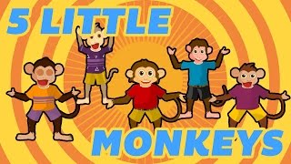 Five Little Monkeys  Nursery Rhymes for Kids [upl. by Hernandez759]