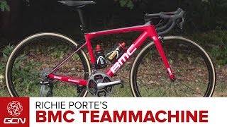 Richie Portes BMC Teammachine SLR01 Pro Bike  Tour De France 2017 [upl. by Melly]