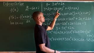 First Principle Differentiation Formula  Derivatives [upl. by Sivie]