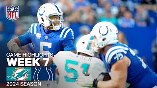 Miami Dolphins vs Indianapolis Colts  2024 Week 7 Game Highlights [upl. by Miahc]