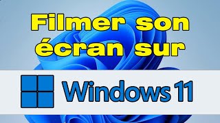 Comment enregistrer son ecran pc Windows 11 [upl. by Mayap]