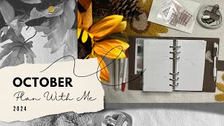 Plan with me  Simple and productive  October goal setting and schedule [upl. by Sissel]