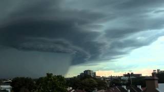 Sydney Storm Timelapse  5th December 2014 [upl. by Nueoras]